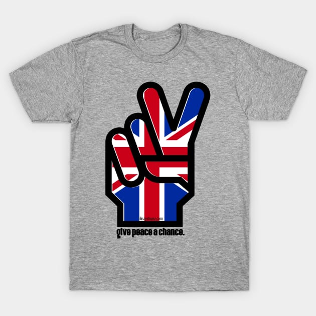 PEACE - UK T-Shirt by LILNAYSHUNZ